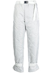 Sacai quilted straight-leg trousers