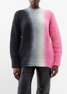 Sacai - Tie-dye Wool-blend Sweater - Womens - Multi