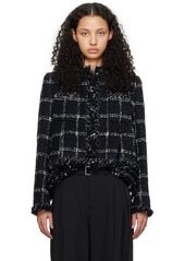 sacai Black Checked Jacket