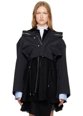 sacai Black Paneled Jacket