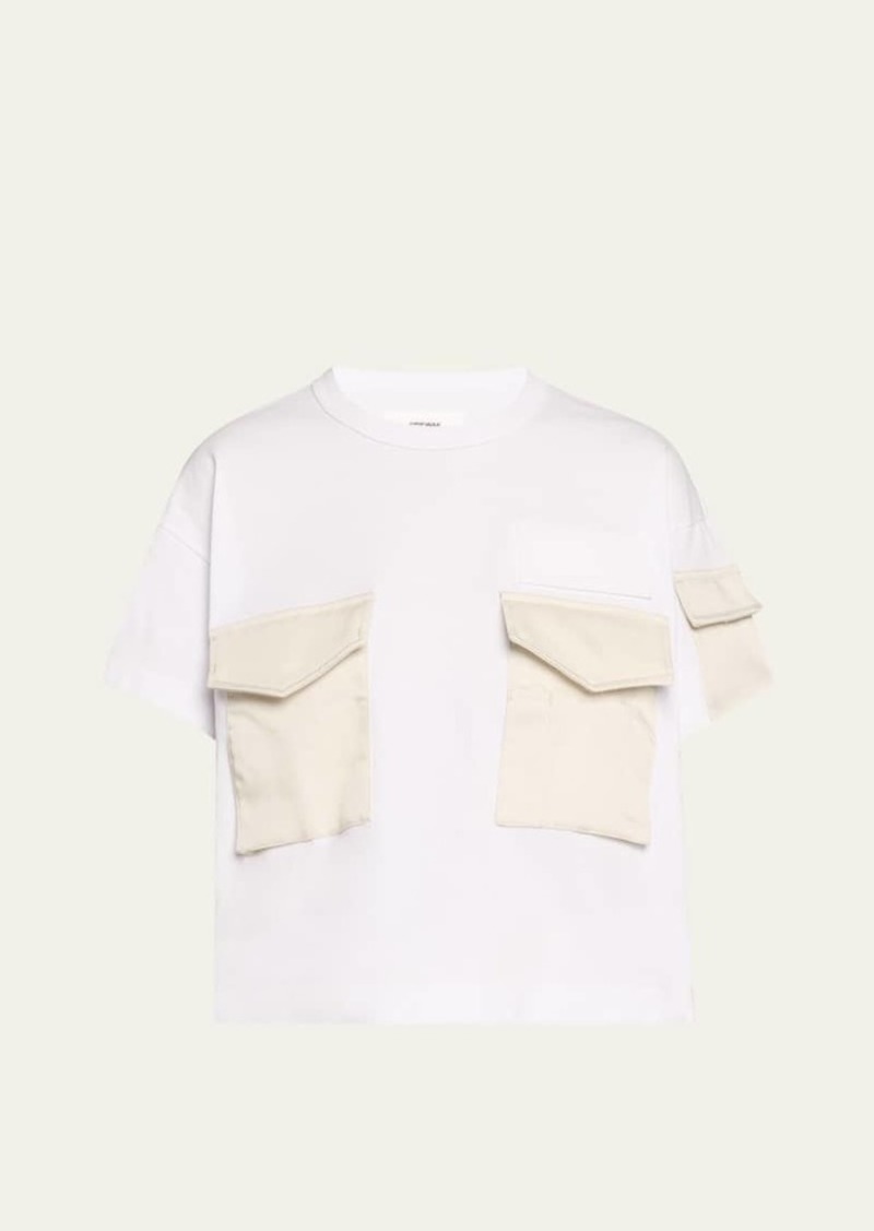 SACAI Cargo Pocket Spiewak Nylon Tee