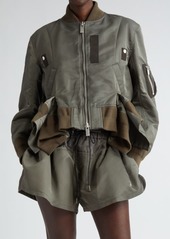 Sacai MA-1 Nylon Twill Blouson Jacket