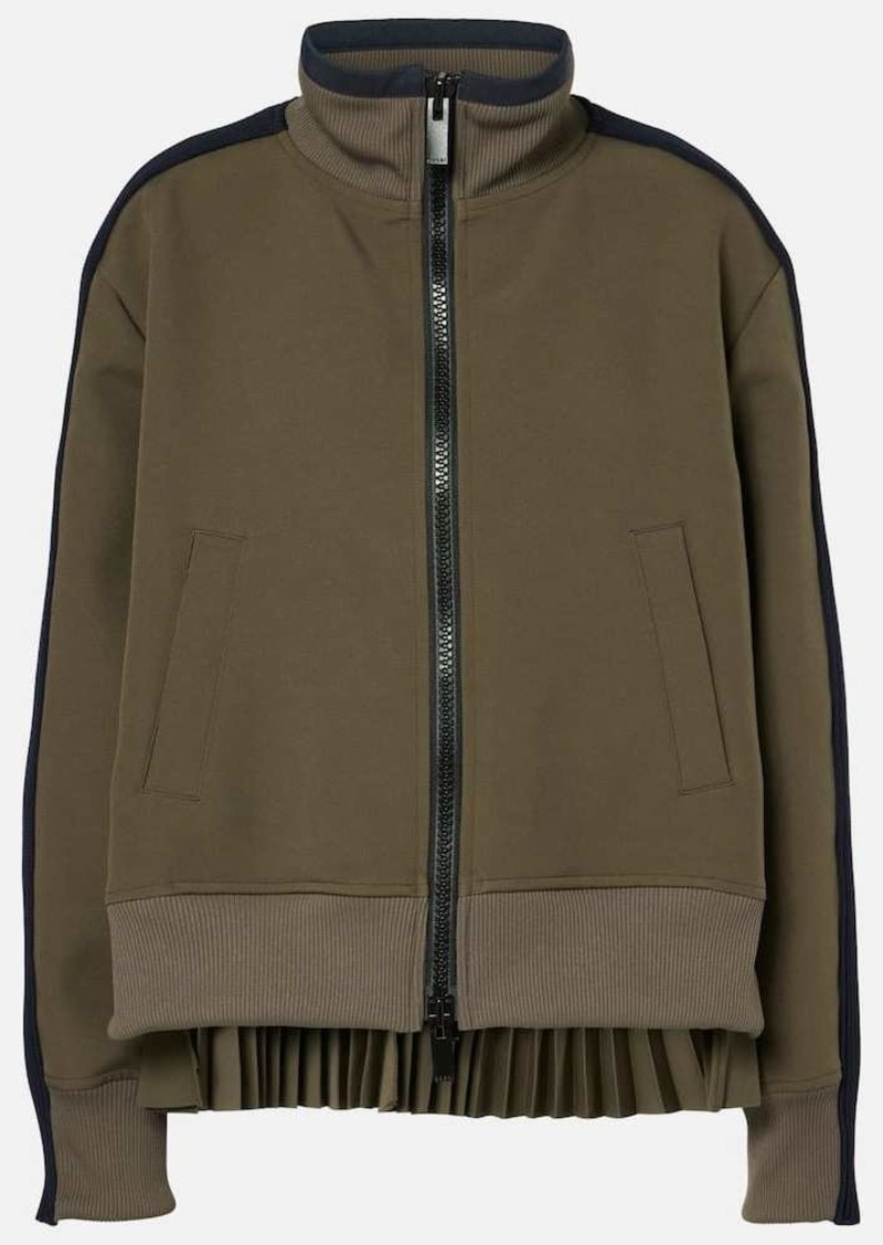 Sacai Technical jersey blouson