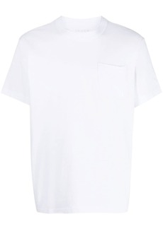 Sacai side-zip shortsleeved T-shirt