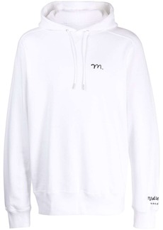 Sacai slogan-print cotton hoodie