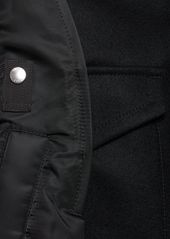 Sacai Wool Melton & Nylon Twill Jacket