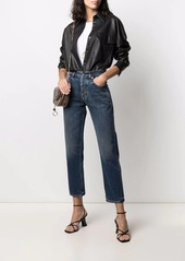 Saint Laurent high-waisted cropped jeans