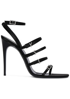 Saint Laurent 110mm Jerry Crepe Satin Sandals