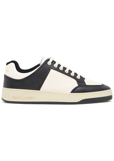 Saint Laurent 20mm Sl61 Leather Low Top Sneakers