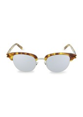 Saint Laurent 49MM Clubmaster Sunglasses