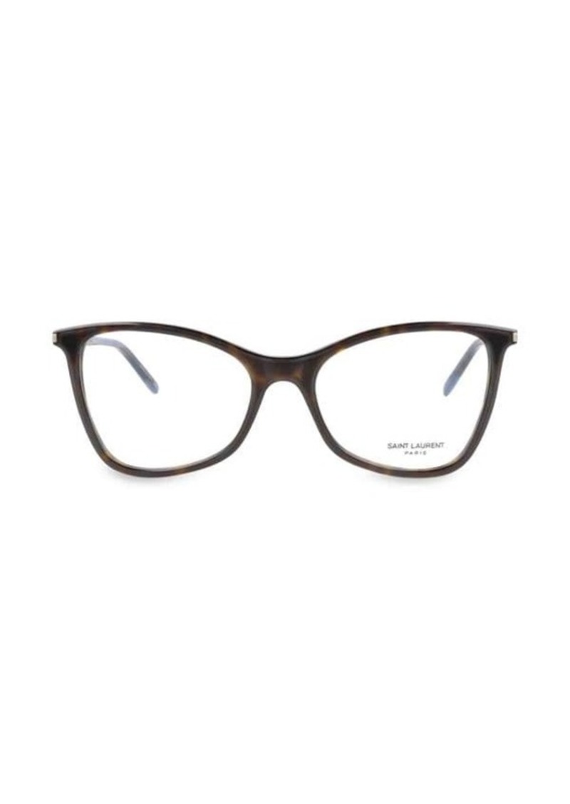 Saint Laurent 53MM Cat Eye Eyeglasses