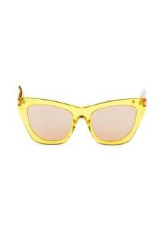 Saint Laurent 55MM Butterfly Sunglasses