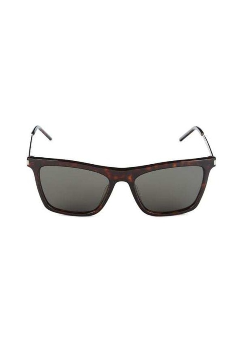 Yves Saint Laurent 55MM Rectangle Sunglasses