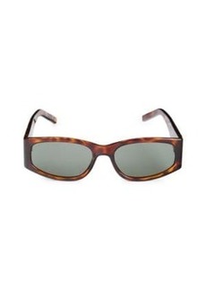 Saint Laurent 55MM Rectangle Sunglasses