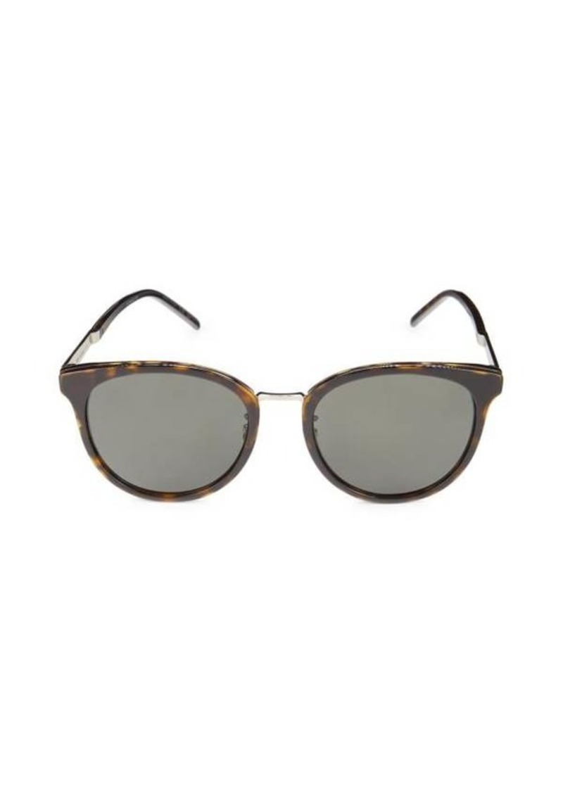 Saint Laurent 55MM Round Sunglasses