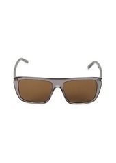 Saint Laurent 56MM Square Sunglasses