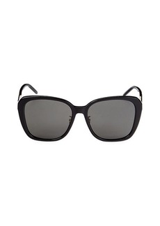 Saint Laurent 58MM Square Sunglasses