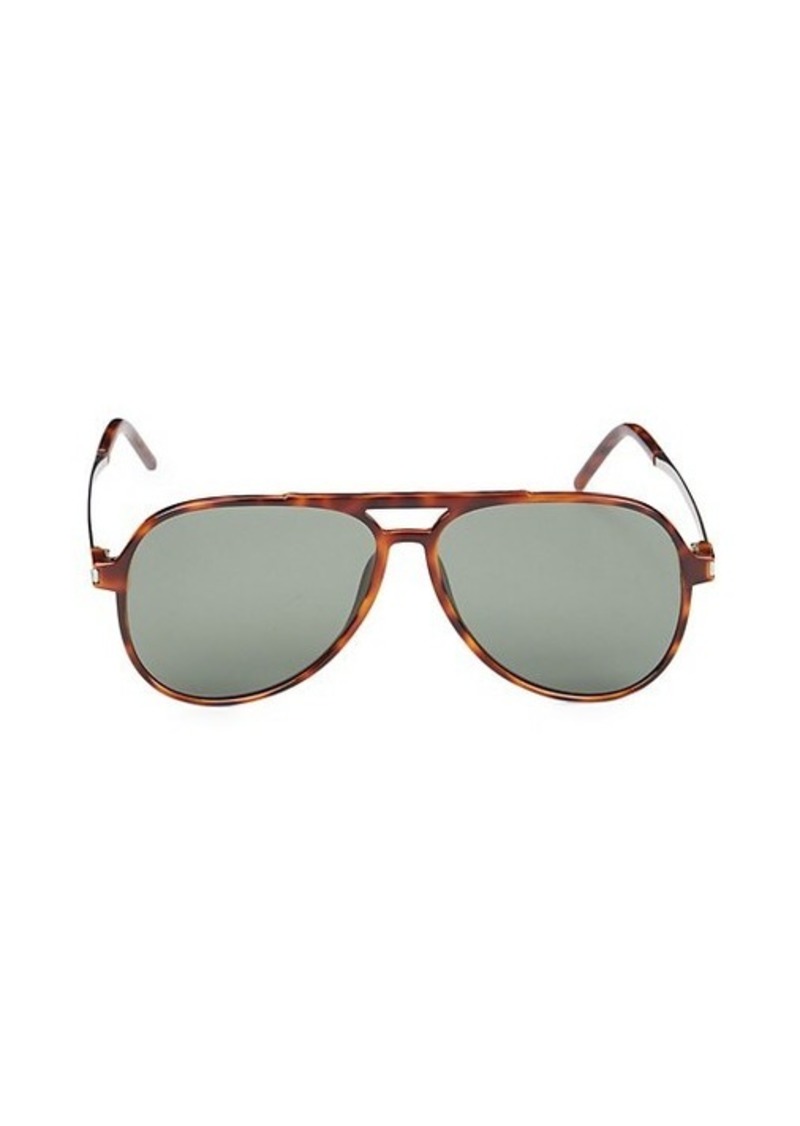 59mm aviator sunglasses saint laurent