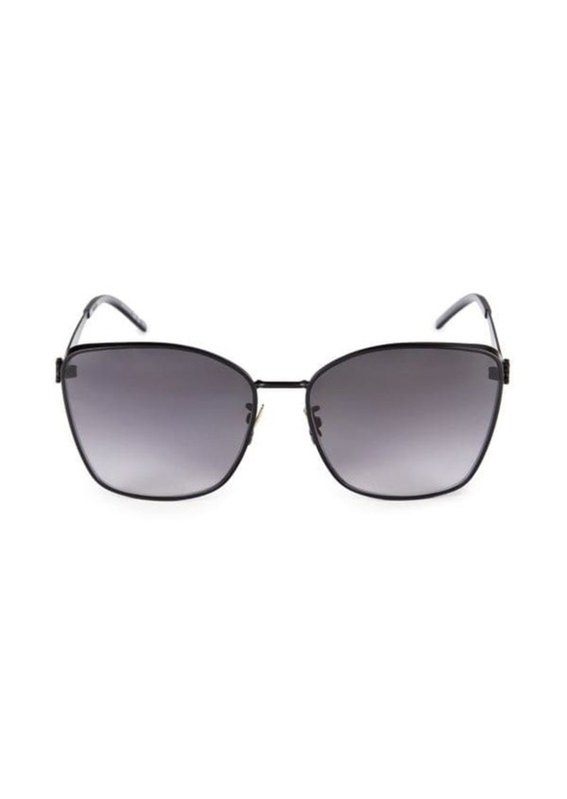 Saint Laurent 62MM Square Sunglasses