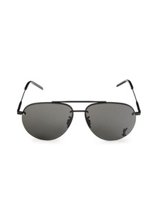 Yves Saint Laurent 63MM Aviator Sunglasses