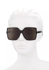 Saint Laurent 63MM New Wave Betty Square Sunglasses