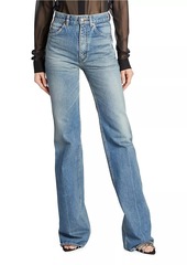 Saint Laurent 70's Jeans In Blue Vintage Denim