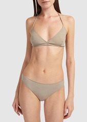 Saint Laurent 70s Nylon Blend Bikini Top