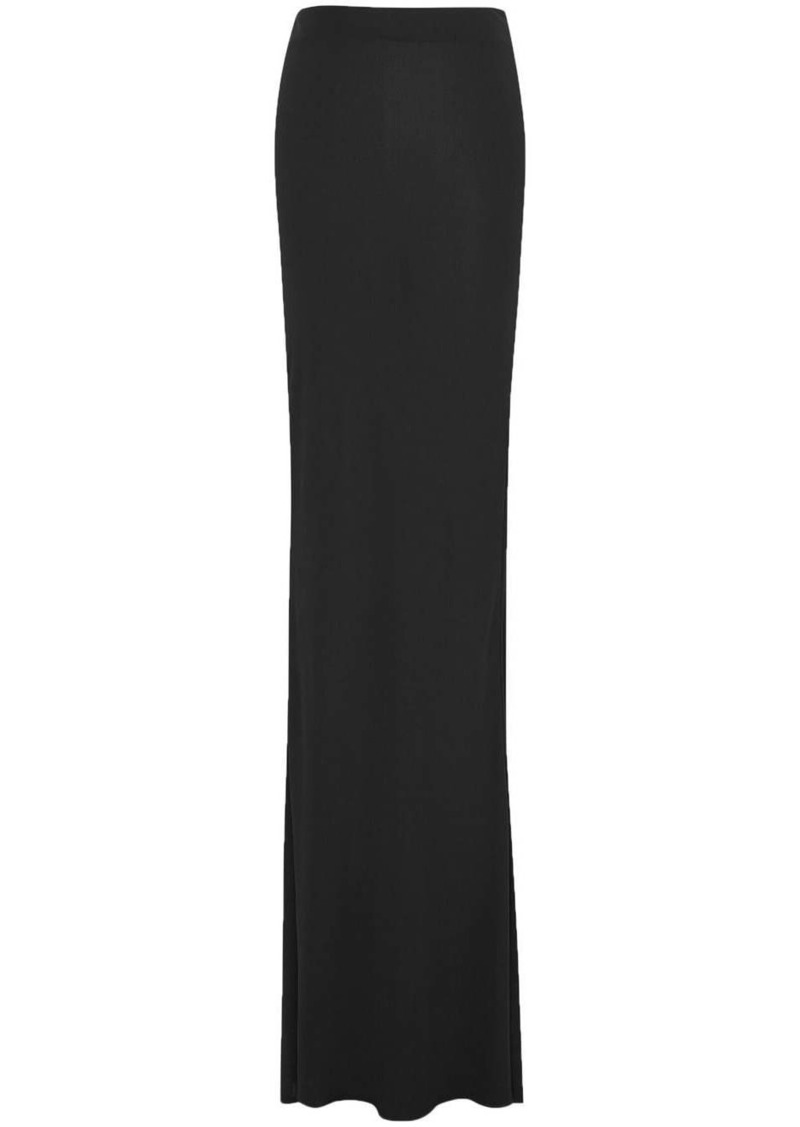 Saint Laurent asymmetric-hem maxi skirt