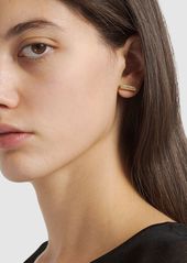 Saint Laurent Asymmetrical Monogram Earrings