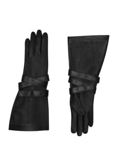 Saint Laurent Aviator Gloves in Leather