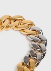 Saint Laurent Bi Color Brass Bracelet
