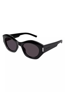 Saint Laurent Bold Geometrique Cat-Eye Sunglasses