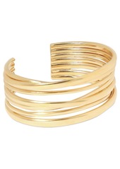 Saint Laurent Brass Multi-wire Cuff Bracelet