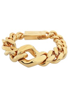 Saint Laurent Brass Oversize Curb Chain Bracelet