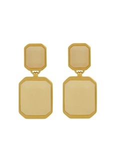 Saint Laurent Cabochon Octogone earrings