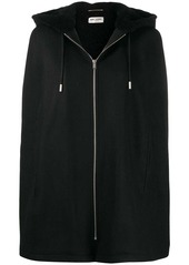 Saint Laurent cape-style hooded jacket