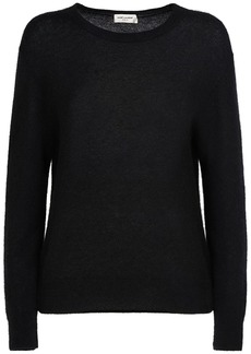 Saint Laurent Cashmere Blend Crewneck Sweater