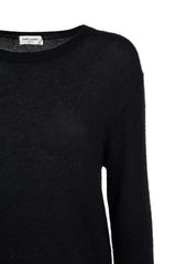 Saint Laurent Cashmere Blend Crewneck Sweater