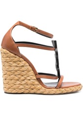 Saint Laurent Cassandra 105 wedge sandals