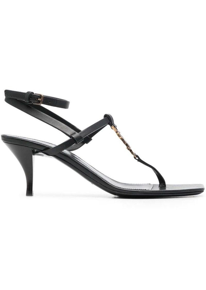 Saint Laurent Cassandra 60 leather sandals