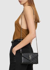 Saint Laurent Cassandre Leather Shoulder Bag