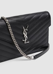 Saint Laurent Cassandre Leather Shoulder Bag