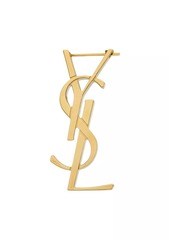 Saint Laurent Cassandre Single Earring in Metal