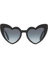 Saint Laurent cat-eye heart-frame sunglasses