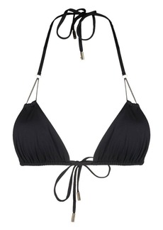 Saint Laurent chain-link detail bikini top
