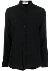 Saint Laurent classic collar silk shirt