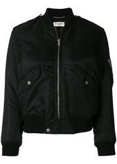 Saint Laurent classic zipped bomber jacket