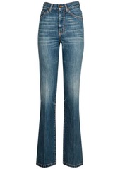 Saint Laurent Clyde Denim High Waist Jeans