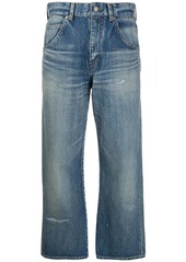 Saint Laurent cropped straight-leg jeans