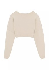 Saint Laurent Cropped Sweatshirt